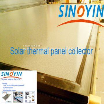 High efficiency solar thermal collector of grid absorber