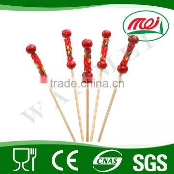 custom natural bamboo decoration skewer