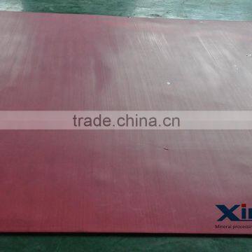 Red Heat Resistant Natural Rubber Sheet Used For Mining Machine