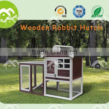 Cheap & hot selling Eco-friendly wooden luxury rabbit cage