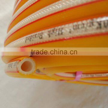 sprayer pvc transparent clear nylon braided hose