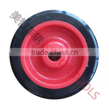 75x22mm small 3 inch plastic wheel with flat free tire