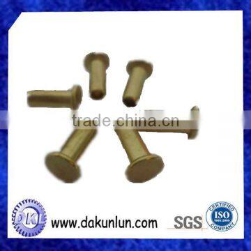 Custom Half-hollow Round Head Brass Rivet photo-4