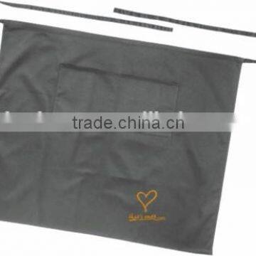Black Canvas Bar Long Waist Apron photo-6