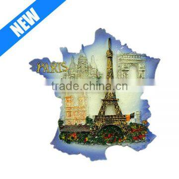 Map of France Magnet 2.76 x 2.76inch Souvenirs France