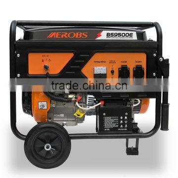 BSGE9500E Knife model AEROBS OEM 7000w Gasoline Generator with Good Quality