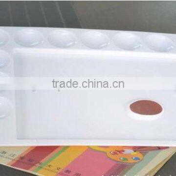 Hot Sale Plastic Paint Palette, plastic makeup palette, plastic round painting palette