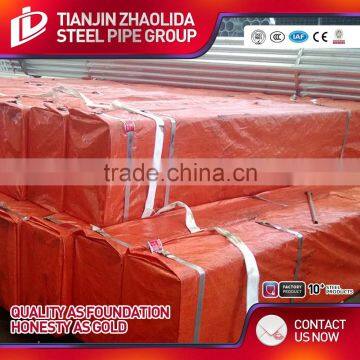 ASTM A500 Hot Dipped Galvanized Square & Rectangualr Steel Hollow Sections Price per Ton
