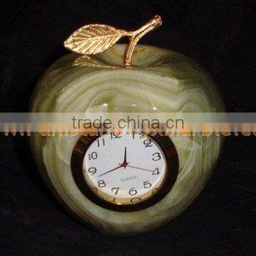 LATEST DESGINE Top Quality Cheap Price CLOCKS ONYX MARBLE HANDICRAFTS photo-4
