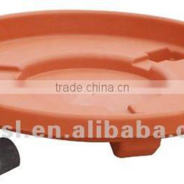 round tray with wheel, tray, plate,plasti big tray.