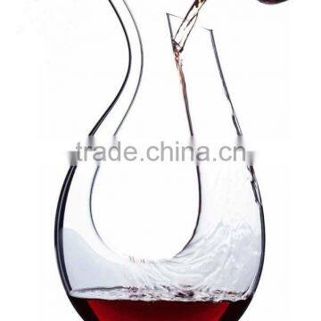 1.5L U-shaped goblet decanter for wine