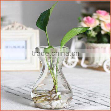 Wholesales crystal high clear glass flower vase