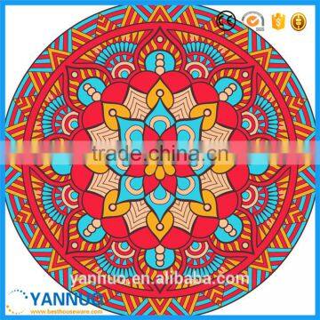 Large Round Donut Beach Towel Cotton Print For Stand by Custom photo-4