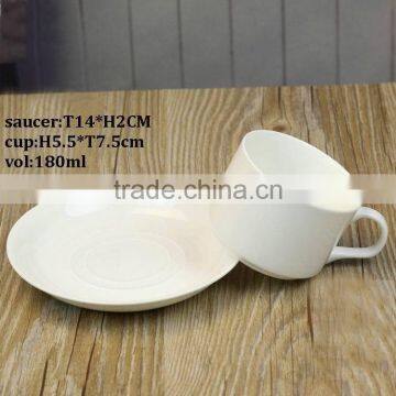 Haonai high quality hot sale bone china bulk tea cup and saucer