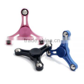 Hot Selling Metal Fidget Spinner and High Speed Metal Wind Hand Spinner Anti Stress Tri Hand Spinner photo-3