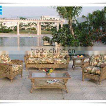 Outdoor Rattan Patio Garden 5-Seater Sofa Set Furniture