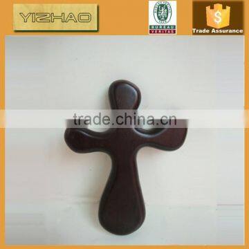 Nice Irregularly Shaped Vintage Wooden Crucifix, Wooden Crucifix photo-3