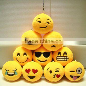 Emoji Small Pendant Smiley Plush Keychain Toy