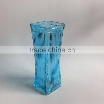 Wholesale Vertical Stripes Multicolor Glass Vase/glassware photo-4