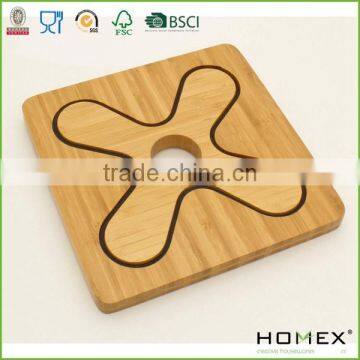 Elegant wood trivets promotion/HOMEX-FSC,BSCI