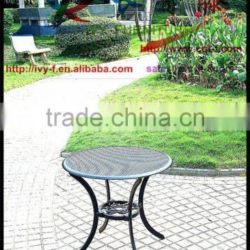 2014 hot sale cast aluminum outdoor furniture, dining tabe set ,KD in China