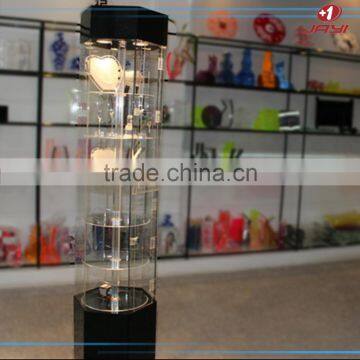 Custom China wholesale floor stand acrylic retail display case/locking acrylic display case