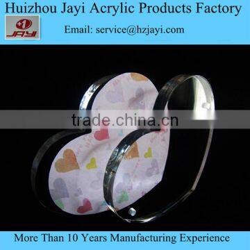 New Style Love Shape Acrylic Fridge Magnet Photo Frame photo-3