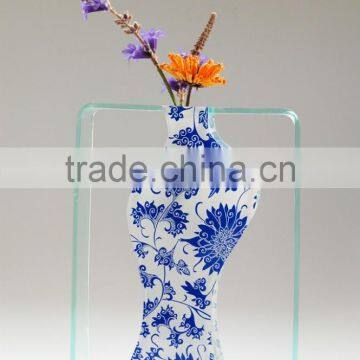 Wholesale Customized Chinese Classic Style Perspex Plexiglass Acrylic Flower Vase photo-3