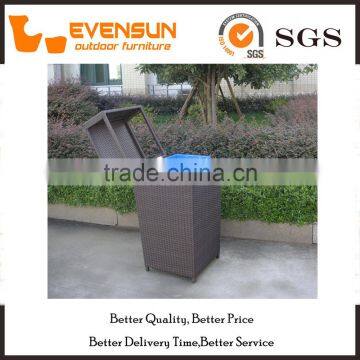 Environment Friendly Durable Rattan Dusbin Wicker Furniture photo-6