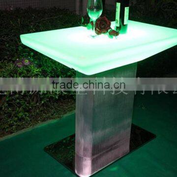 Led Plastic Children Chair/colorful Led Bar Table/aluminium Stand Led Table photo-4