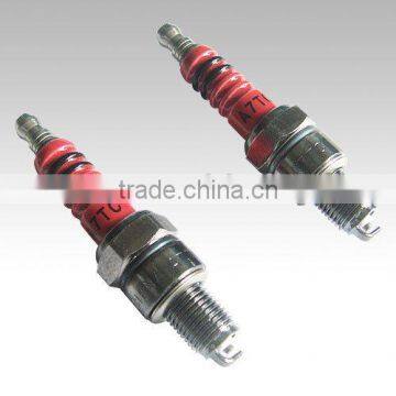 Red Ceramic Spark Plug