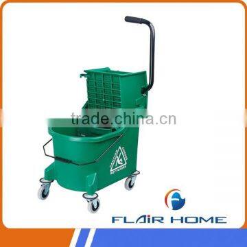 Green Wringer bucket ,Mop Bucket with Wringer,mop and bucket 33L