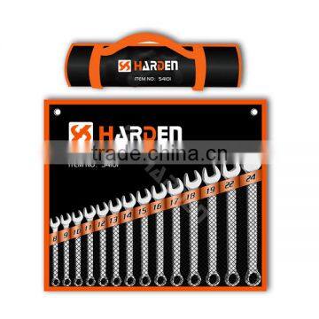 2016 Hot Sale Chrome Vanadium 14 Pcs Gear Wrench