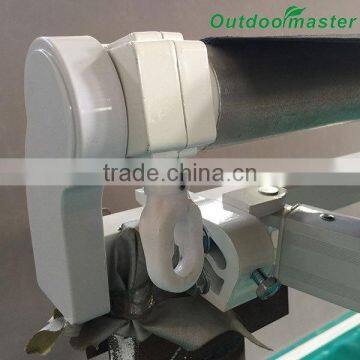 1.6x1.2M Folding Manual Aluminum Retractable Black Window Awning photo-5