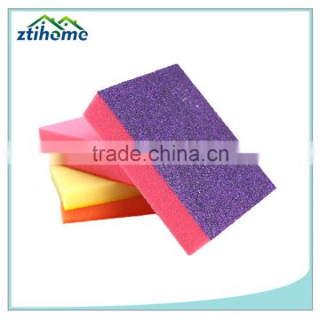 colored single side abrasive sanding sponge block for house cleaning