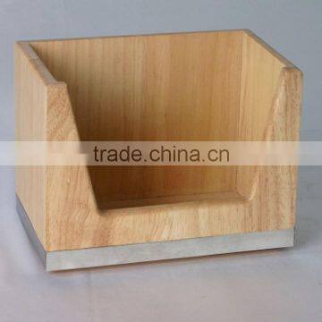 wooden tissue box