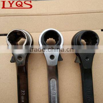 Sizes double ratchet wrench