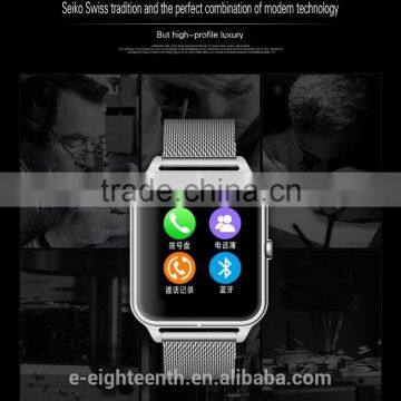 2017 Hot OEM Factory Price Waterproof Touch Screen Luxury Bluetooth Smart Watch photo-3