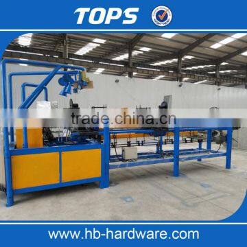 High speed chain link fence making machine