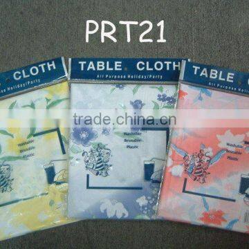 plastic table cover for sale plastic clear printed table cloth