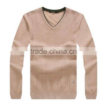 Men's fine cashmere sweater (100%cashmere ) hight qulity knitwear