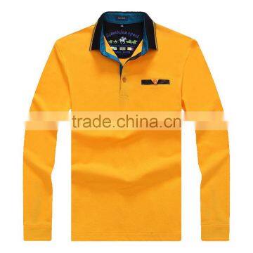 high quality pullover men polo shirts customized logo