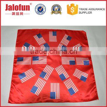 Promotion Gift Custom Dyed Sublimation Printing Neck Silk Scarf for Pet photo-4