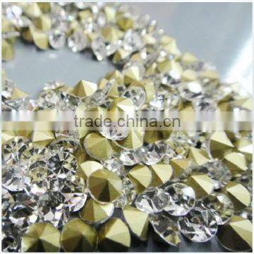 round crystal chaton jewelry beads