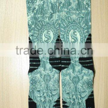 Polyester Cotton Printed Socks for Men photo-6
