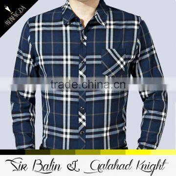 OEM Service Fashional Design Plaid Casual 92% Polyester 8% Spandex Mens Shirt Pocket Style for t Shirt Manufacturer Philippines photo-2