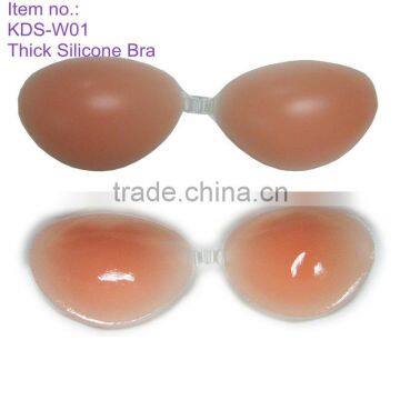 Import 100% Silicone Gel,closed fit,pushup silicon adhesive bra