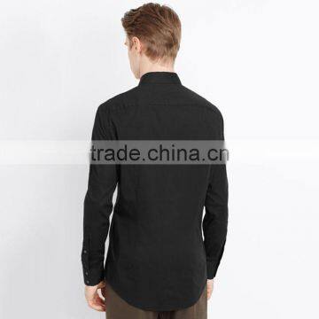 Formal Long Sleeves Shirts for Men Solid Color Western Mens Dress Shirts 2015