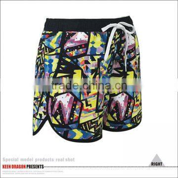 New Style 100% Polyester Custom Logo Swim Shorts Men photo-4