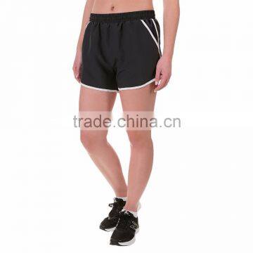 MGOO Hot Sale 100% Polyester Women Crossfit Shorts Transparent White Binding Dri Fit Shorts photo-5